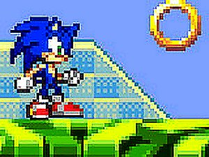 Blue Dash Retro Runner